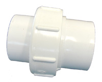 SCH 40 PVC UNION WHTE SXS 11/2 Image